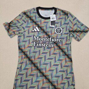 New York City FC Adidas 2024 Training Top Men's Size M- New W/ Tags!